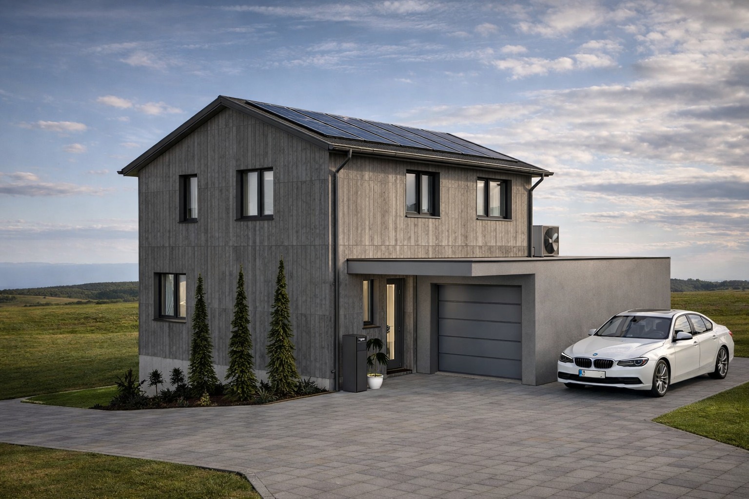 Einfamilienhaus Rendering