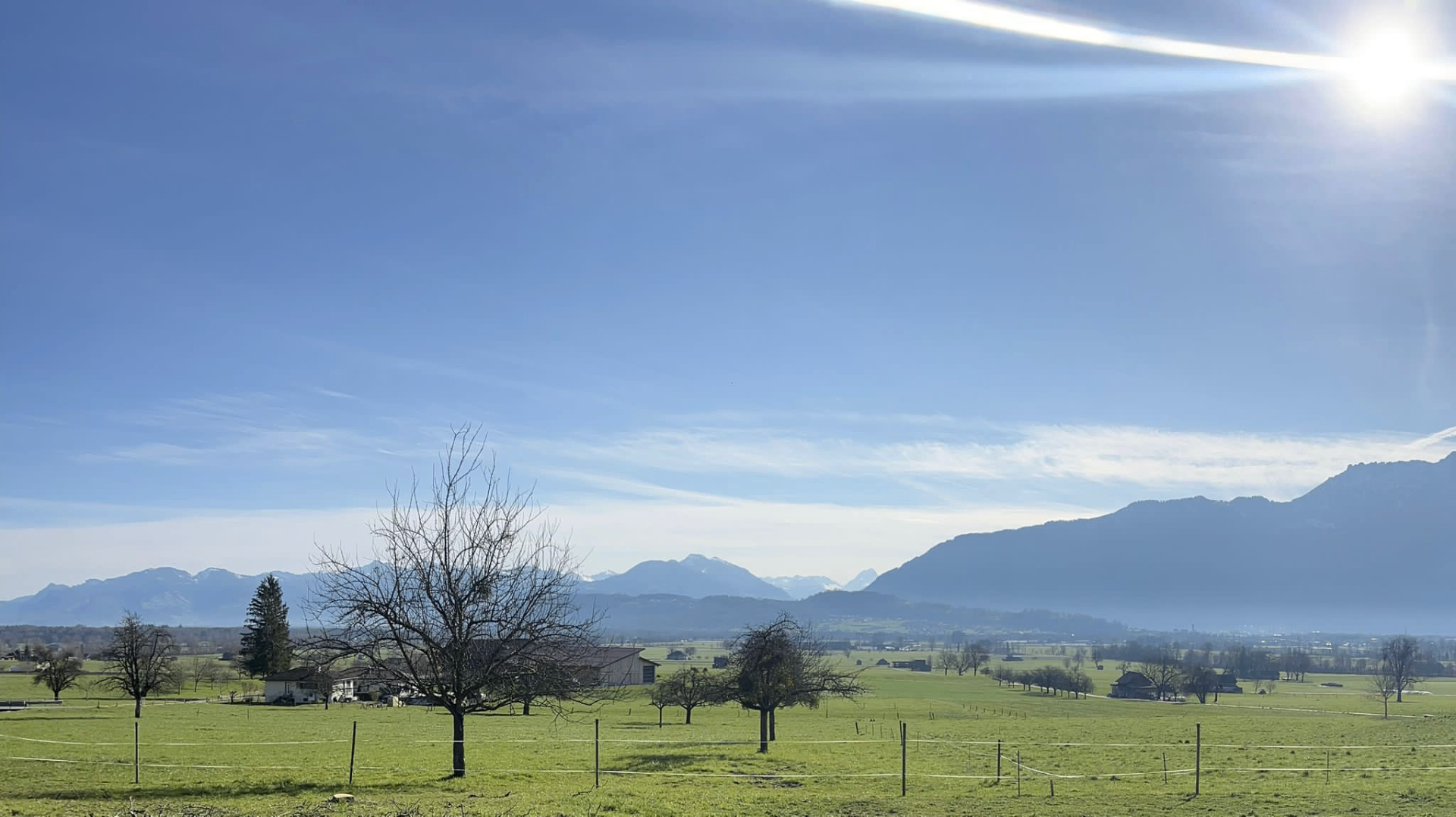 Weitblick über das Rheintal